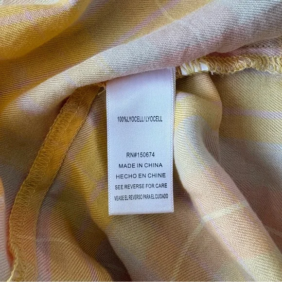 Billy T Plaid Button-Up Shirt Women’s L Soft Roll-Tab Sleeve Western Americana - Picture 8 of 8